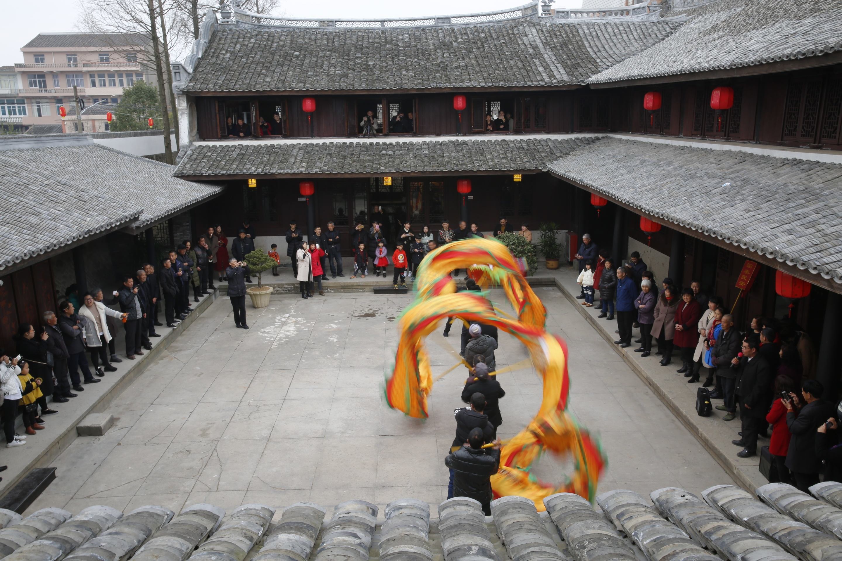 温岭箬横高龙书院：檐角书声里的“文脉光影片场”(图5)