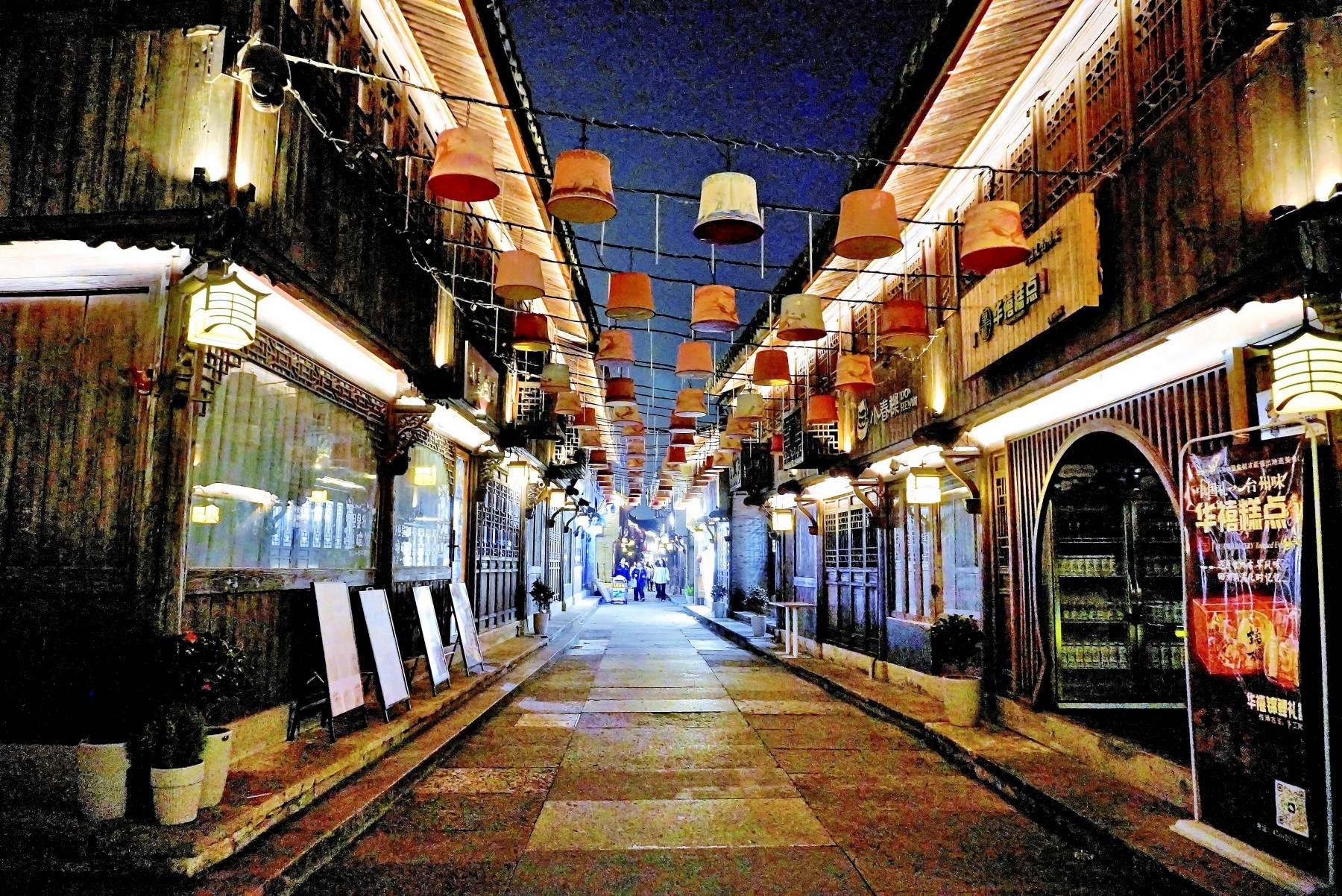 路桥十里长街夜景：微短剧里的古韵华章(图10)