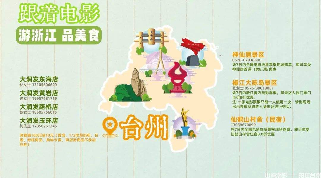 跟着电影游台州品美食：光影盛宴里的山海滋味(图1)