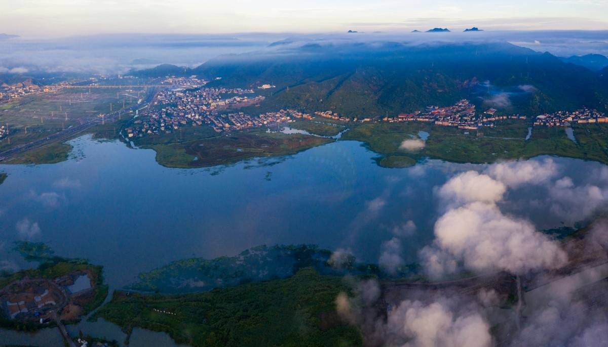 台州飞龙湖：一湖揽四季，一步一景皆戏感，影视剧组