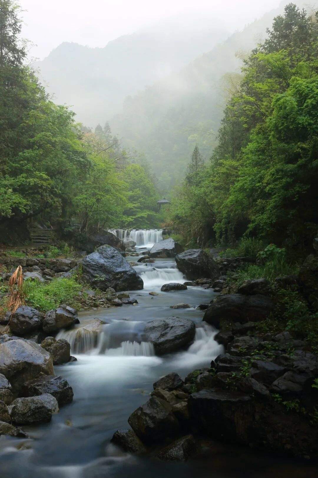 天台牧云谷：原始峡谷、云海茶园与古朴村落交织的创作舞台(图11)