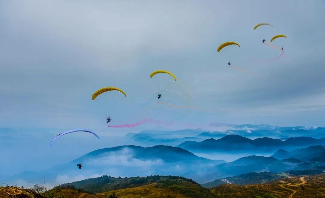 临海白水洋安基山|国家级航空营地，浙东南高空影视取景新地标(图3)