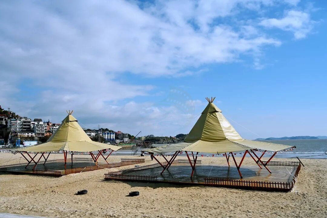 玉环坎门后沙沙滩：城镇心跳里的烟火爱情片场