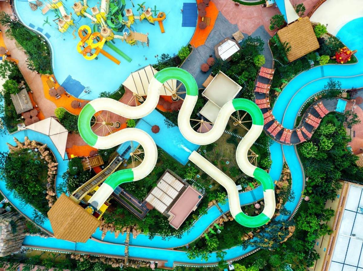 台州湾新区方特水上乐园：夏日欢乐的影视新主场，热带风情+水上游乐，解锁微短剧/网剧多元场景(图37)