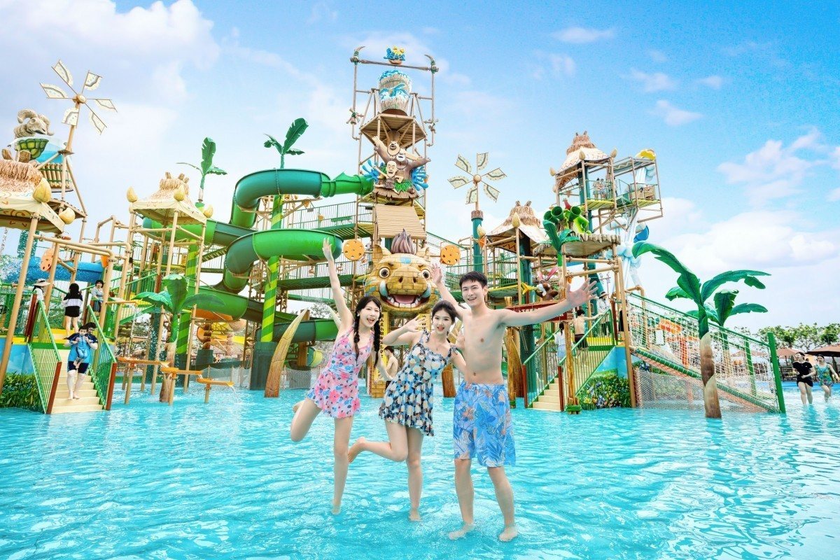台州湾新区方特水上乐园：夏日欢乐的影视新主场，热带风情+水上游乐，解锁微短剧/网剧多元场景(图17)
