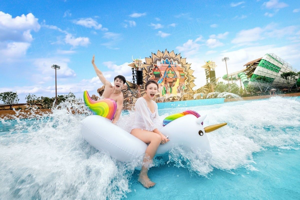 台州湾新区方特水上乐园：夏日欢乐的影视新主场，热带风情+水上游乐，解锁微短剧/网剧多元场景(图11)