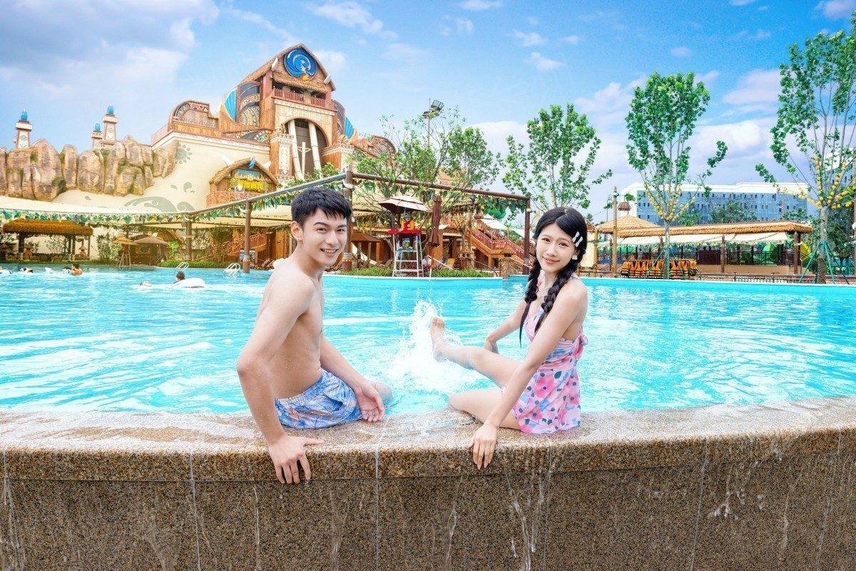 台州湾新区方特水上乐园：夏日欢乐的影视新主场，热带风情+水上游乐，解锁微短剧/网剧多元场景(图8)