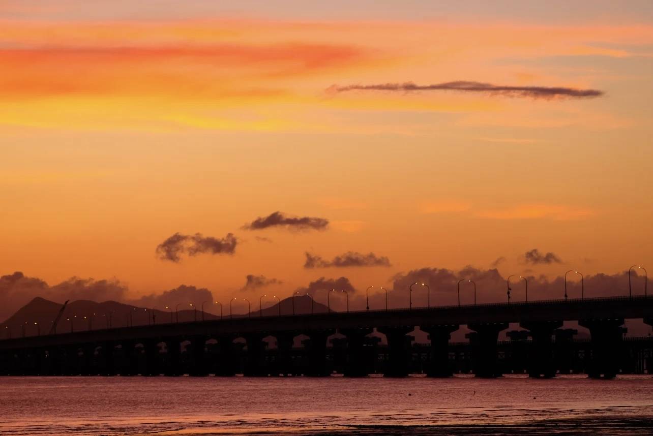 临海上盘头门港堤坝/海洋/日出日落/情绪(图6)