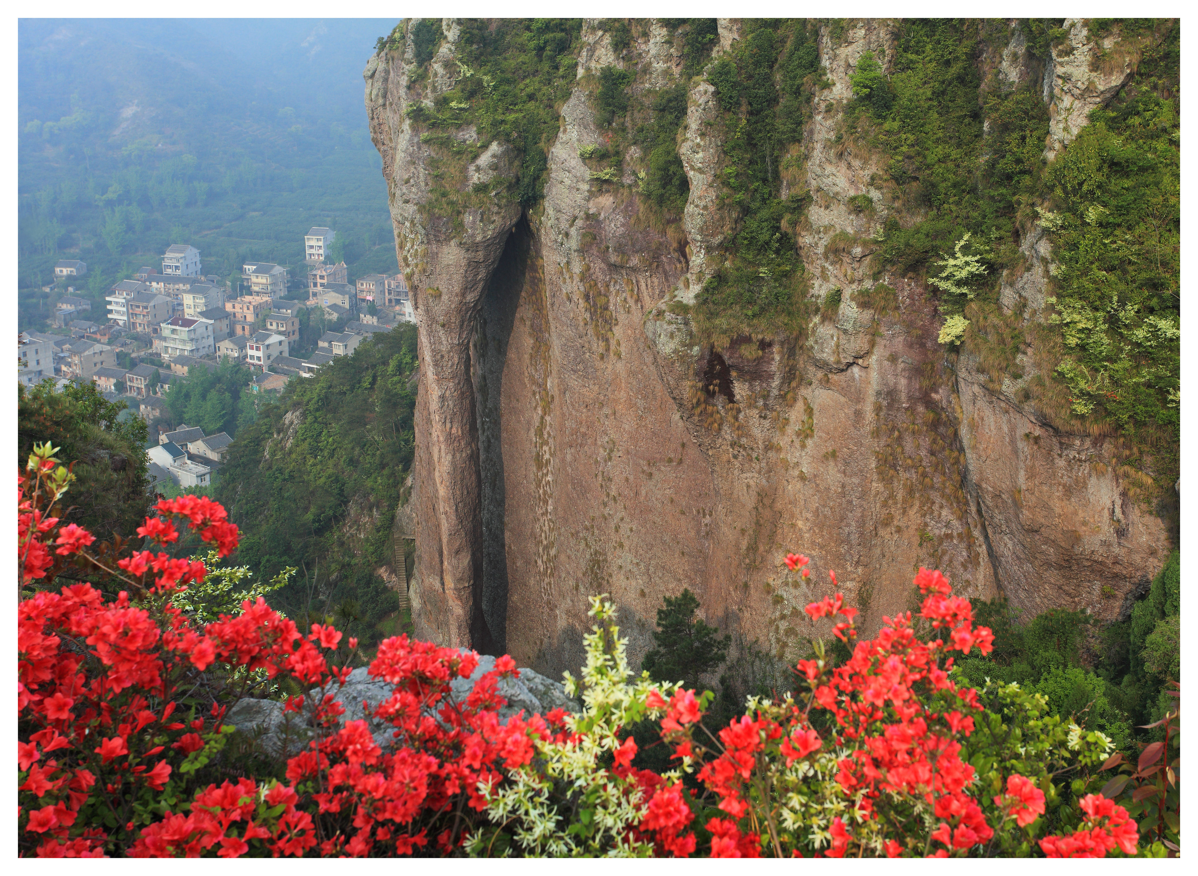 临海桃渚石柱灵峰（农田、低山、村庄、日出日落、情绪）(图14)