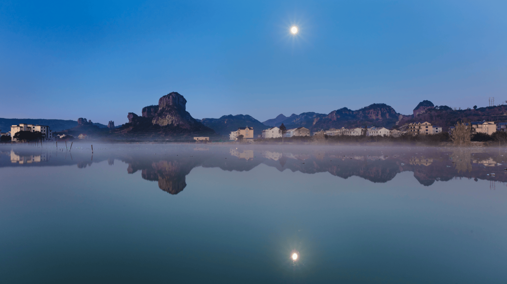 临海桃渚石柱灵峰（农田、低山、村庄、日出日落、情绪）(图22)