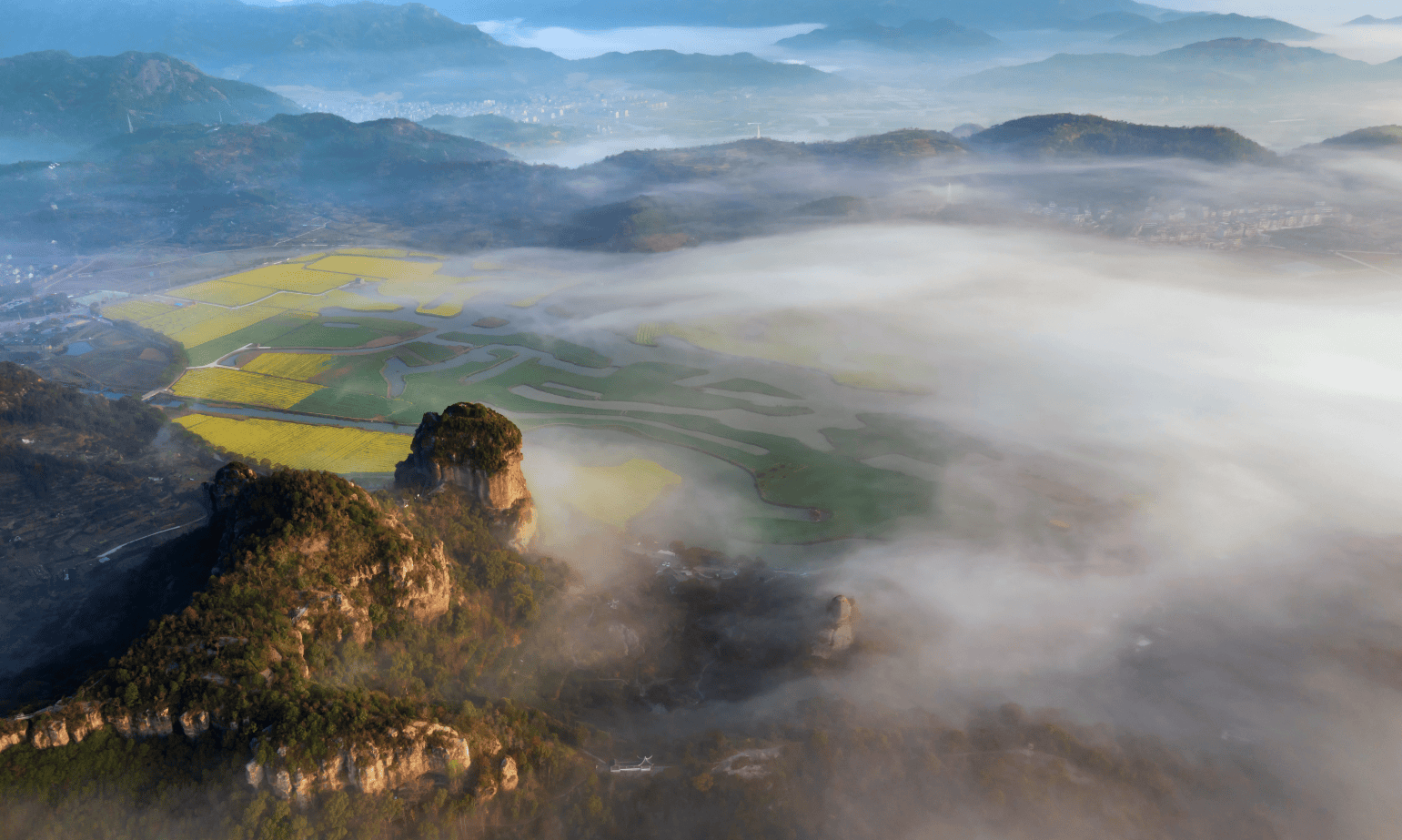临海桃渚石柱灵峰（农田、低山、村庄、日出日落、情绪）(图29)
