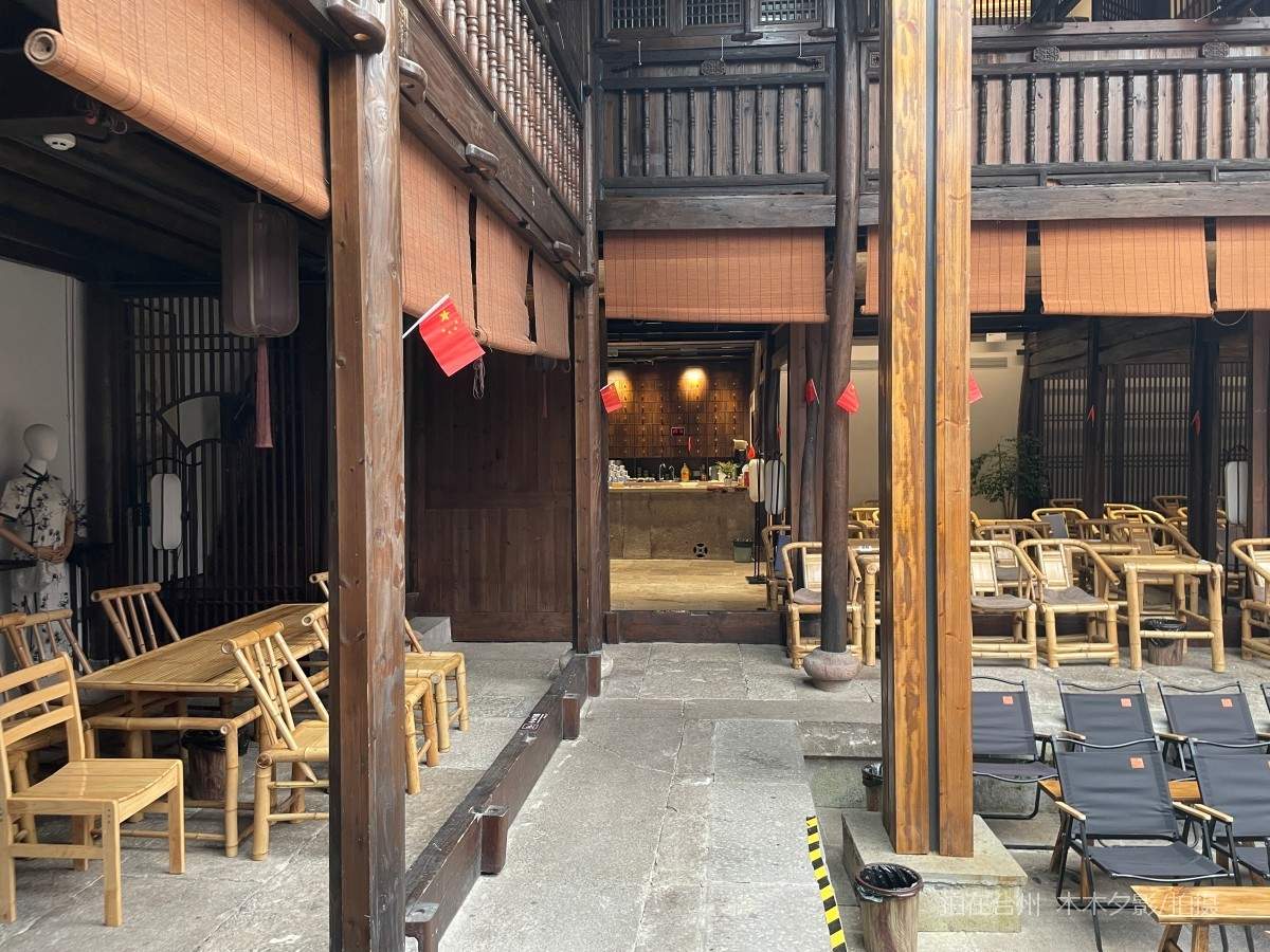 临海古城街道紫阳街大书场茶馆(图3)