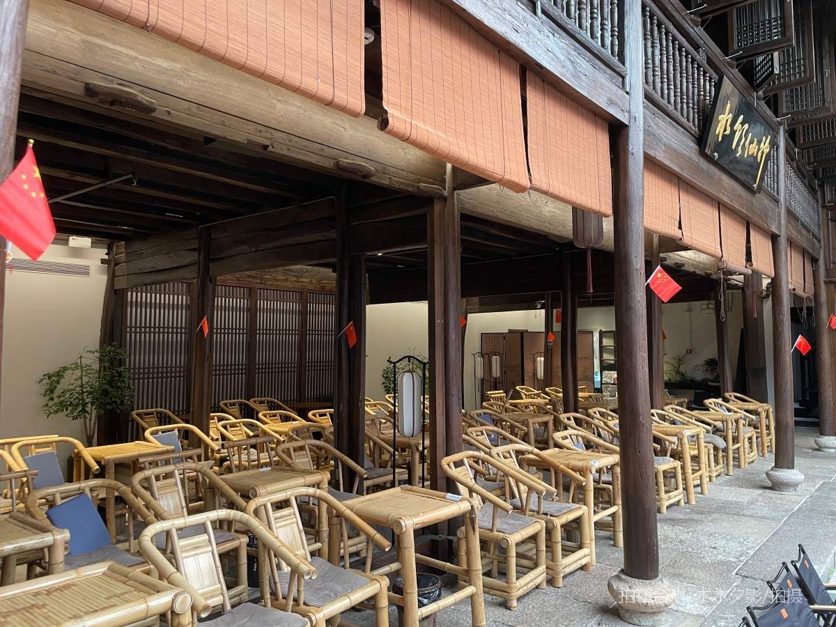 临海古城街道紫阳街大书场茶馆(图7)