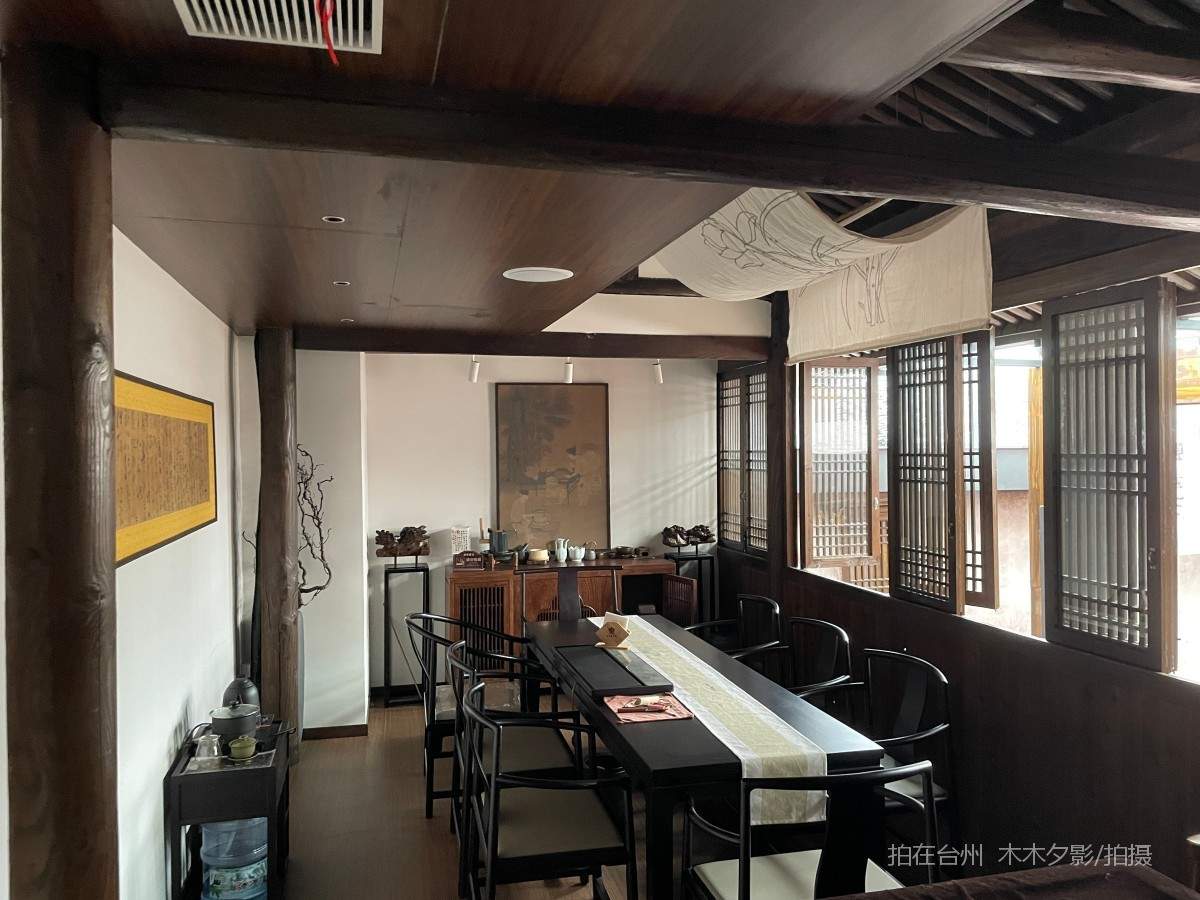 临海古城街道紫阳街大书场茶馆(图13)