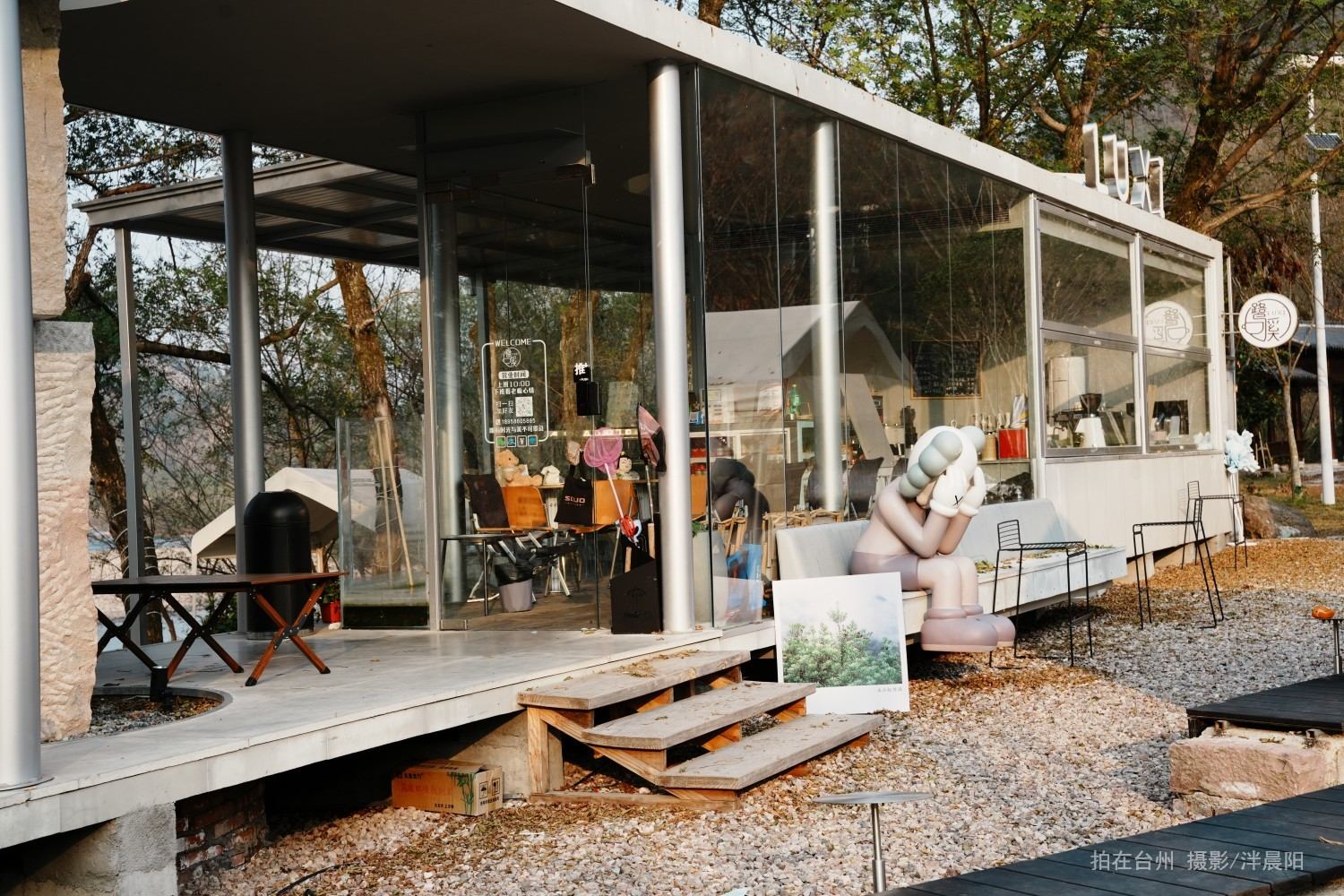 仙居西门村鹭溪咖啡机车驿站(图3)