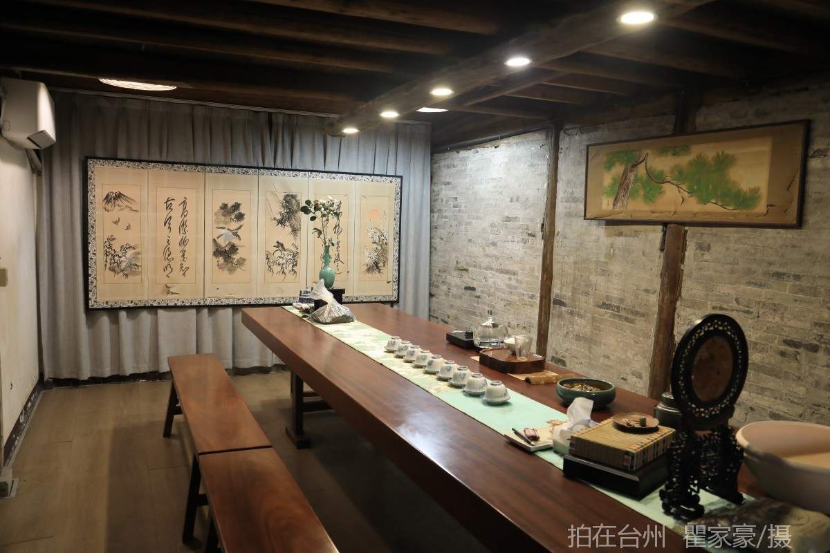 温岭温峤镇温岭老街 茶饮书吧老物件(图1)