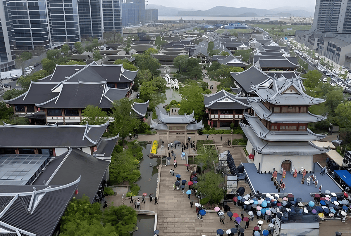 椒江葭沚老街15分钟都市修仙微短剧拍摄圈