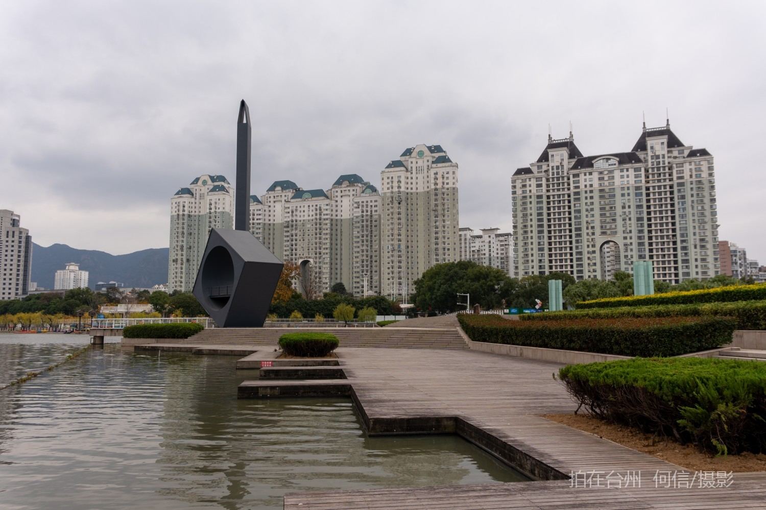 黄岩西城街道永宁公园永宁江河道沿岸大型公园(图42)