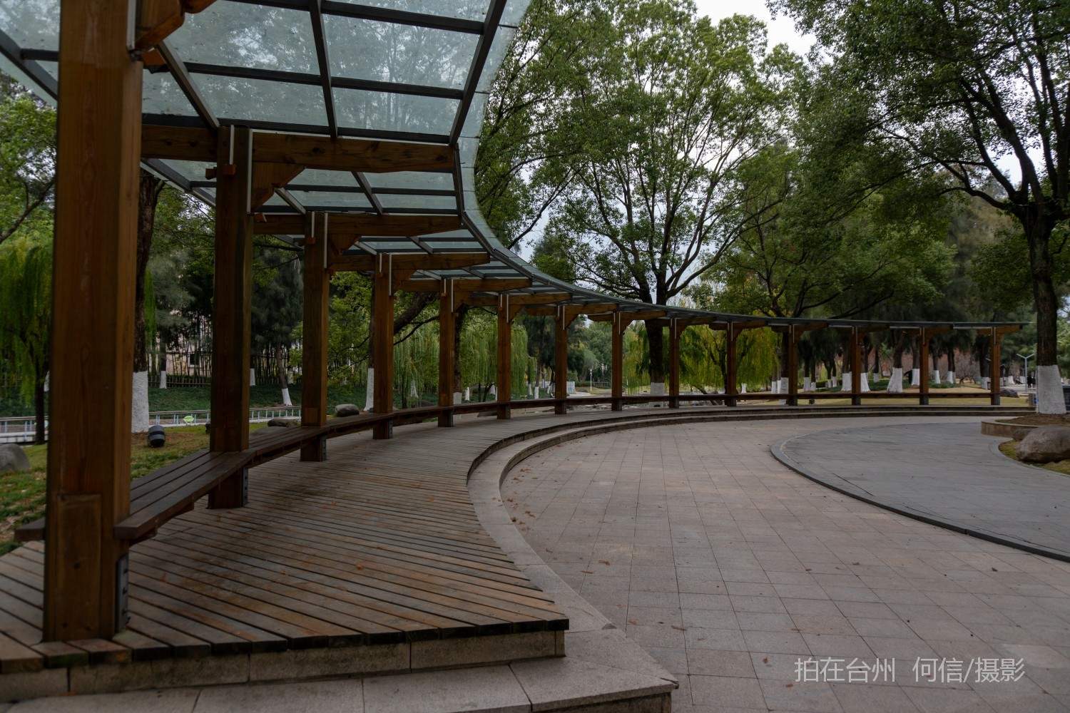 黄岩西城街道永宁公园永宁江河道沿岸大型公园(图36)