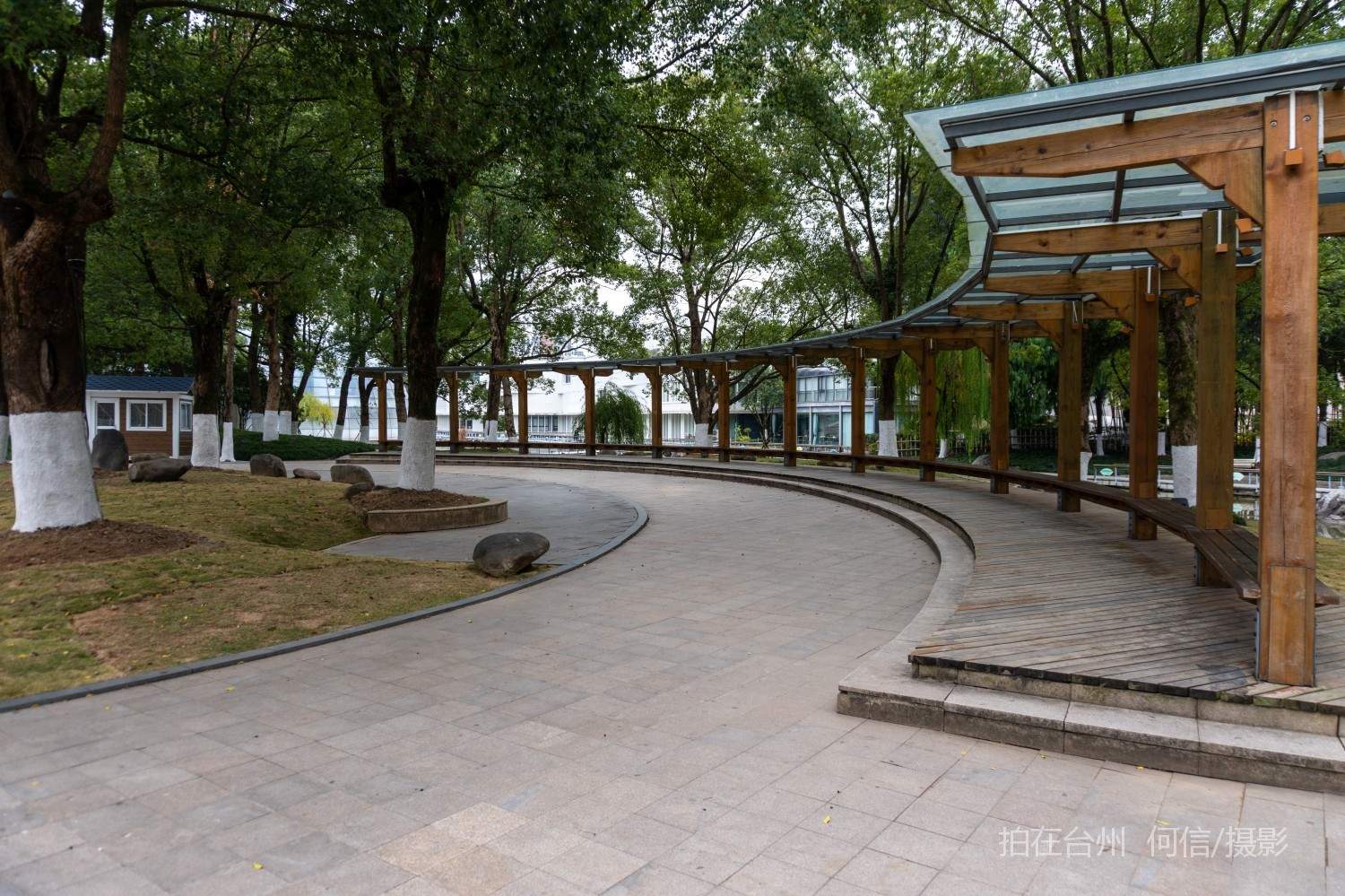 黄岩西城街道永宁公园永宁江河道沿岸大型公园(图34)