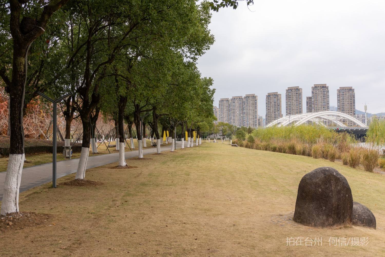 黄岩西城街道永宁公园永宁江河道沿岸大型公园(图7)