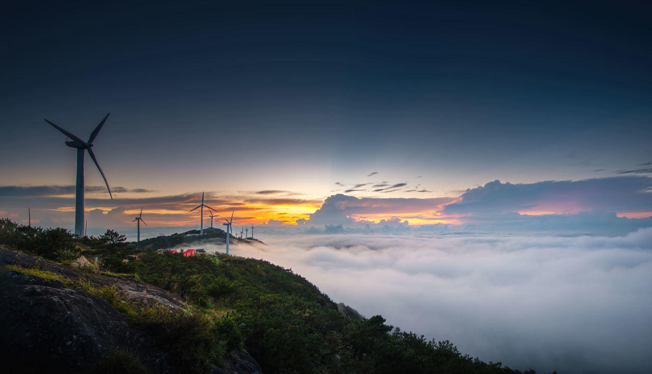 临海市括苍山米筛浪 （日出日落，治愈）(图8)