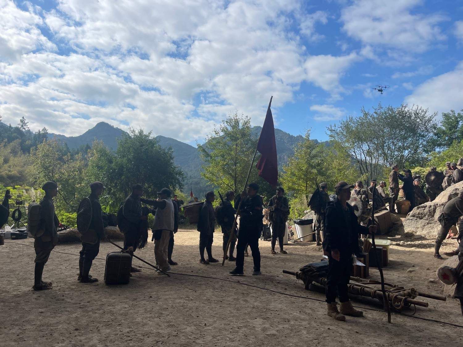 重点革命历史剧《伟大的长征》台州取景拍摄圆满收官(图13)