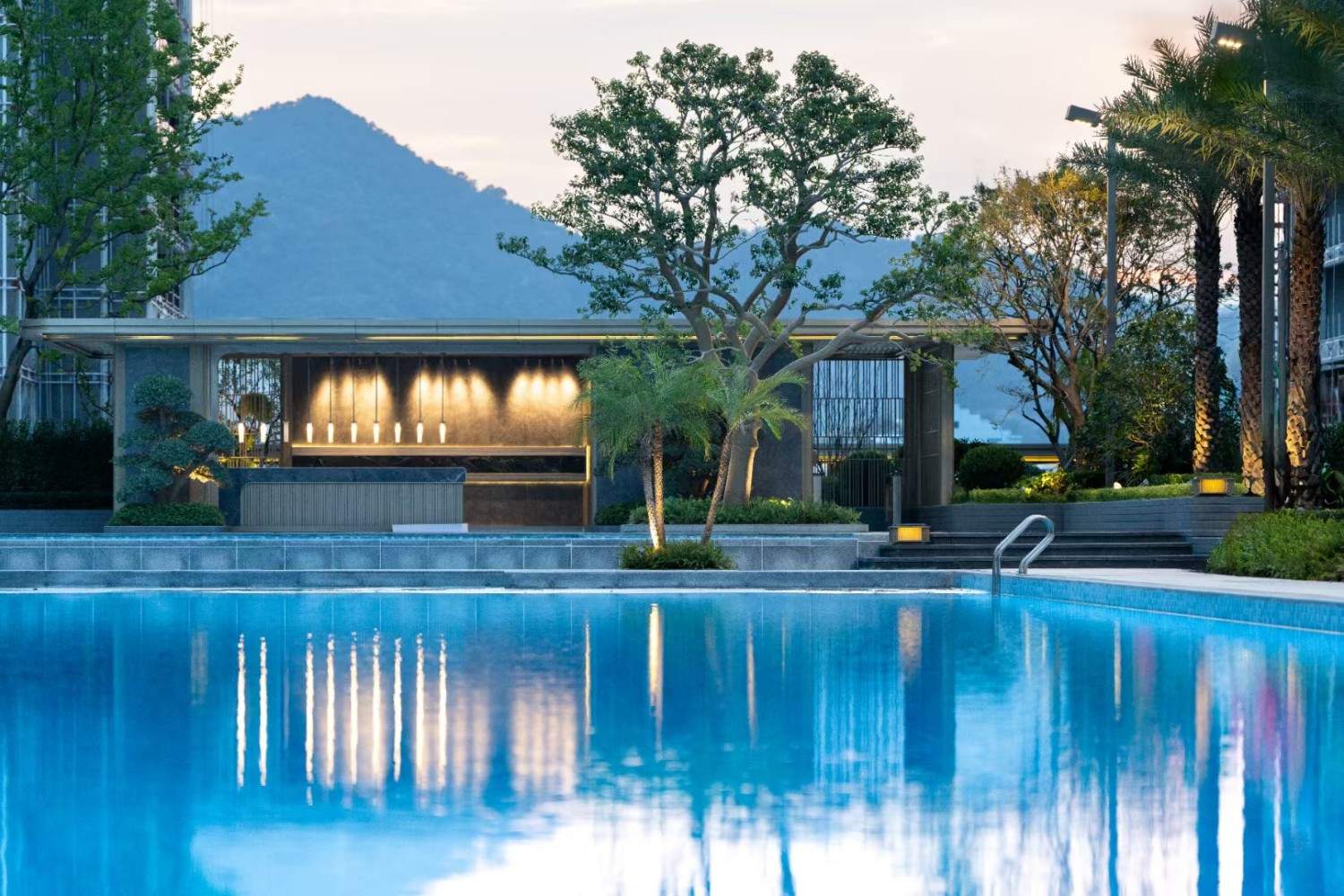 海月和鸣小区——现代高端住宅影视拍摄基地