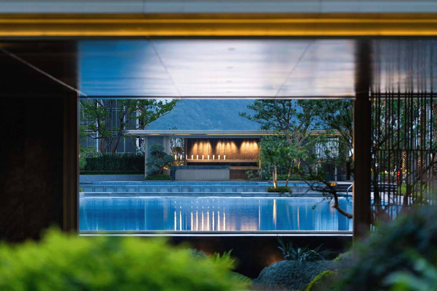 海月和鸣小区会所——现代高端住宅影视拍摄