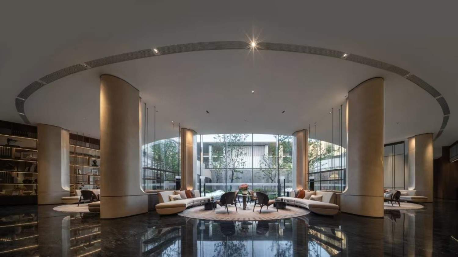 海月和鸣小区会所——现代高端住宅影视拍摄基地 豪宅 小区 游泳池(图2)