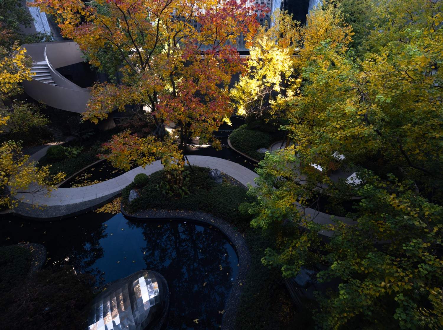 海月和鸣小区会所——现代高端住宅影视拍摄基地 豪宅 小区 游泳池(图3)