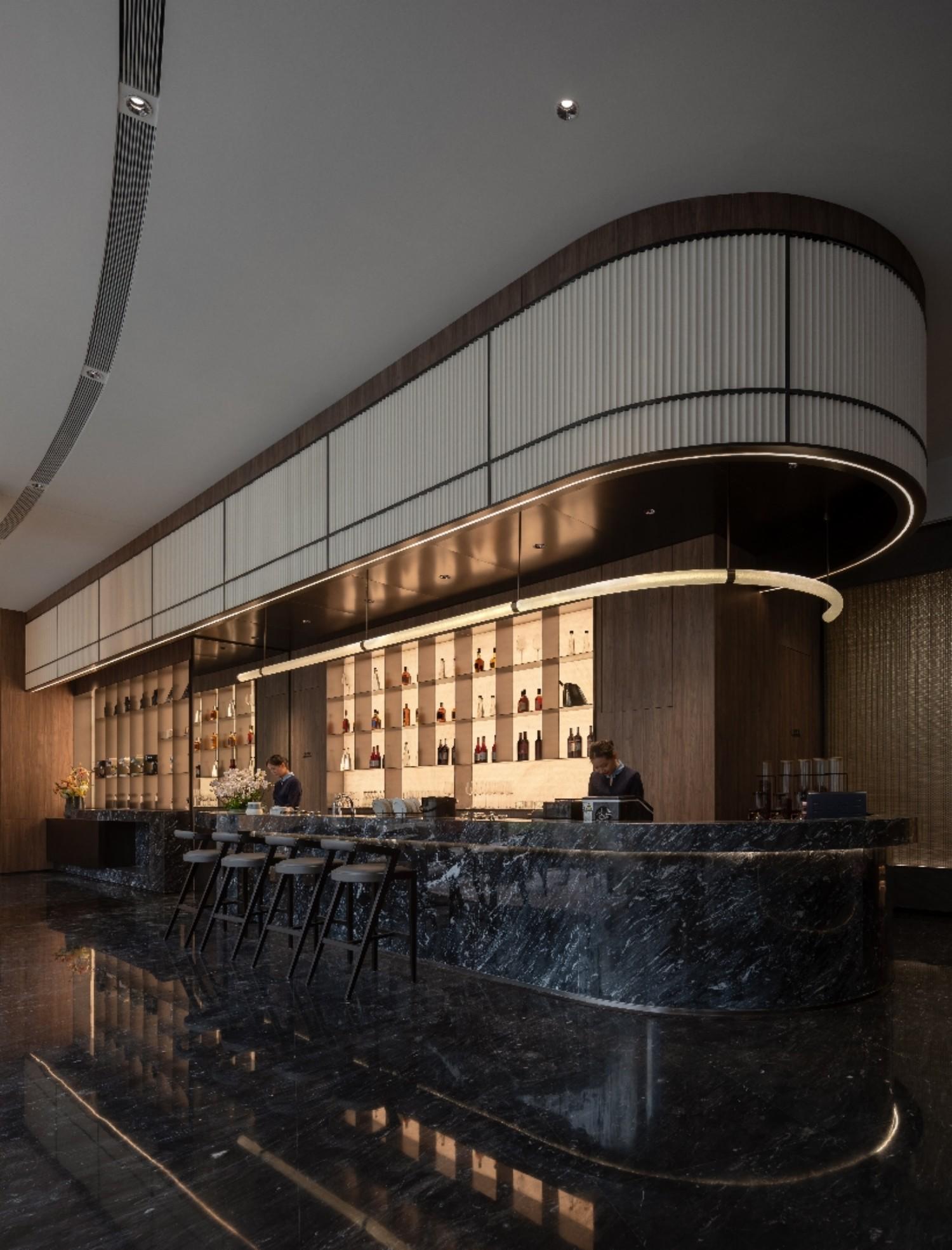 海月和鸣小区会所——现代高端住宅影视拍摄基地 豪宅 小区 游泳池(图7)