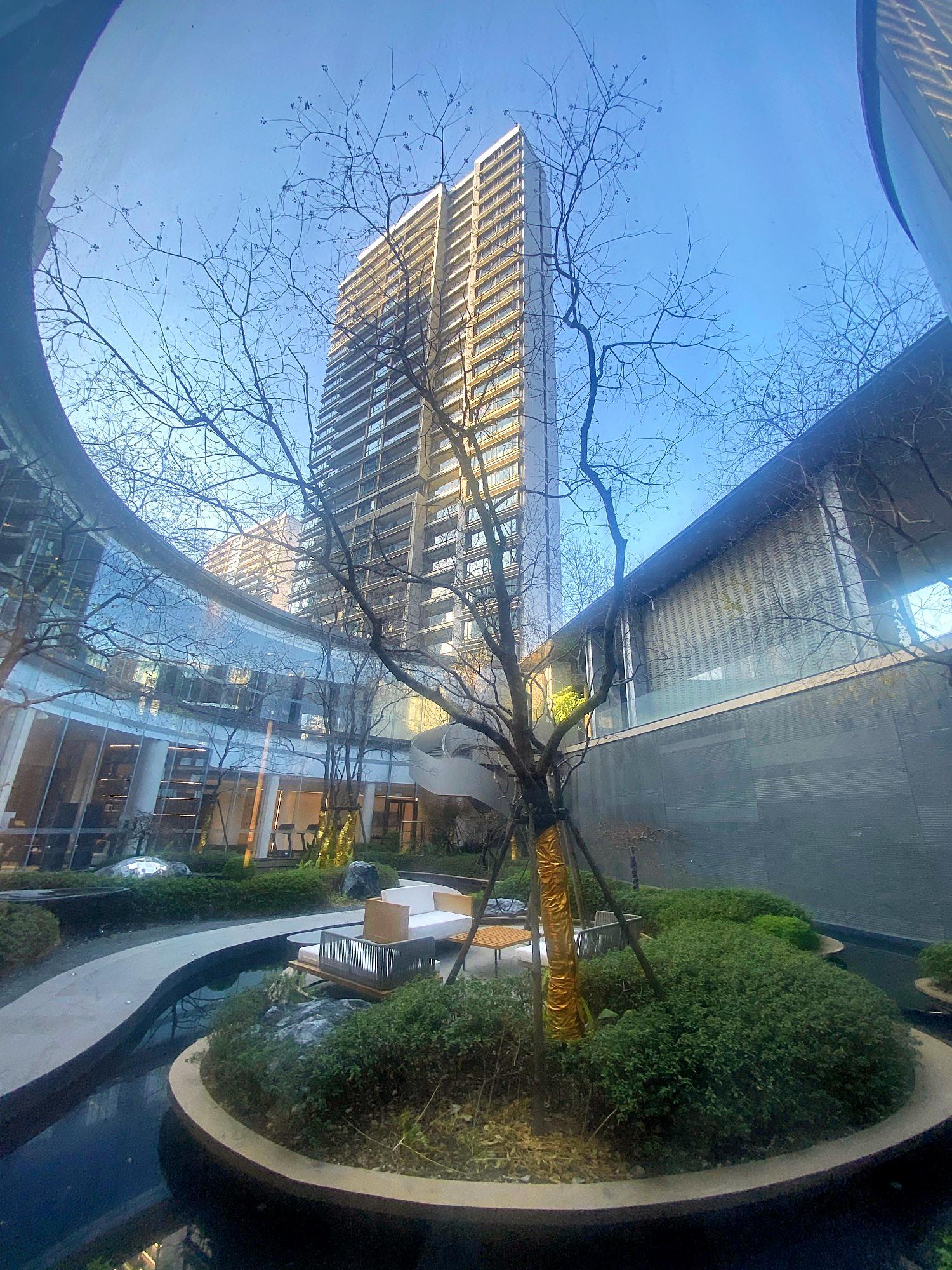 海月和鸣小区会所——现代高端住宅影视拍摄基地 豪宅 小区 游泳池(图37)