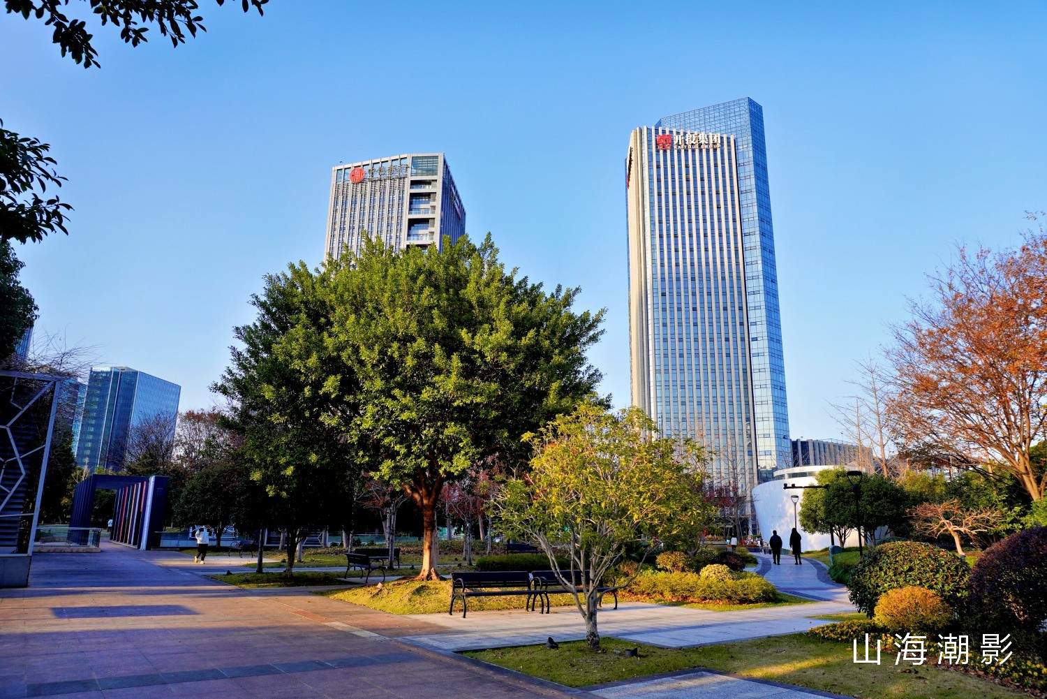 台州和合公园——湖光林影 + CBD 背景，一站式适配多元拍摄场景(图11)