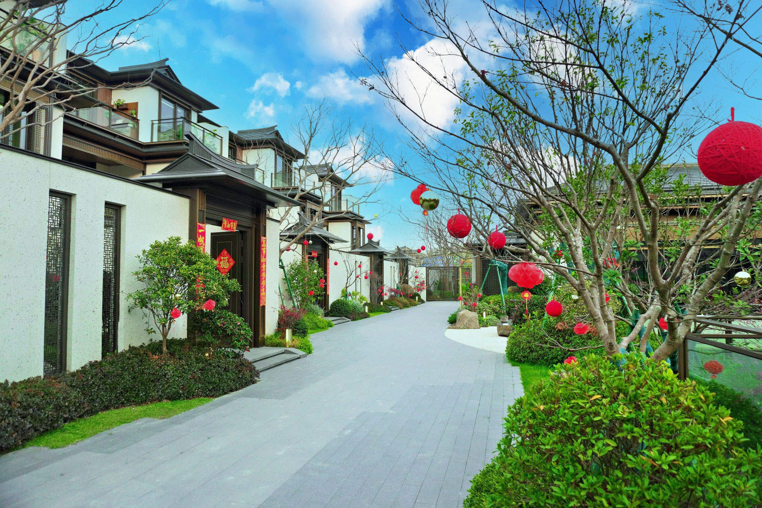 路桥螺洋街道十里丹青府 稀缺新中式别墅群，满足多题材取景需求(图4)