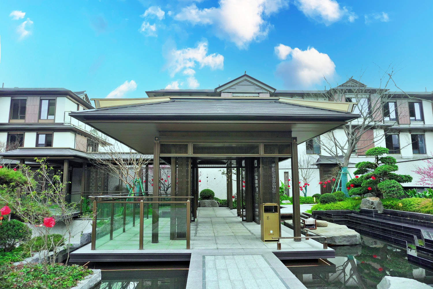 路桥螺洋街道十里丹青府 稀缺新中式别墅群，满足多题材取景需求(图8)