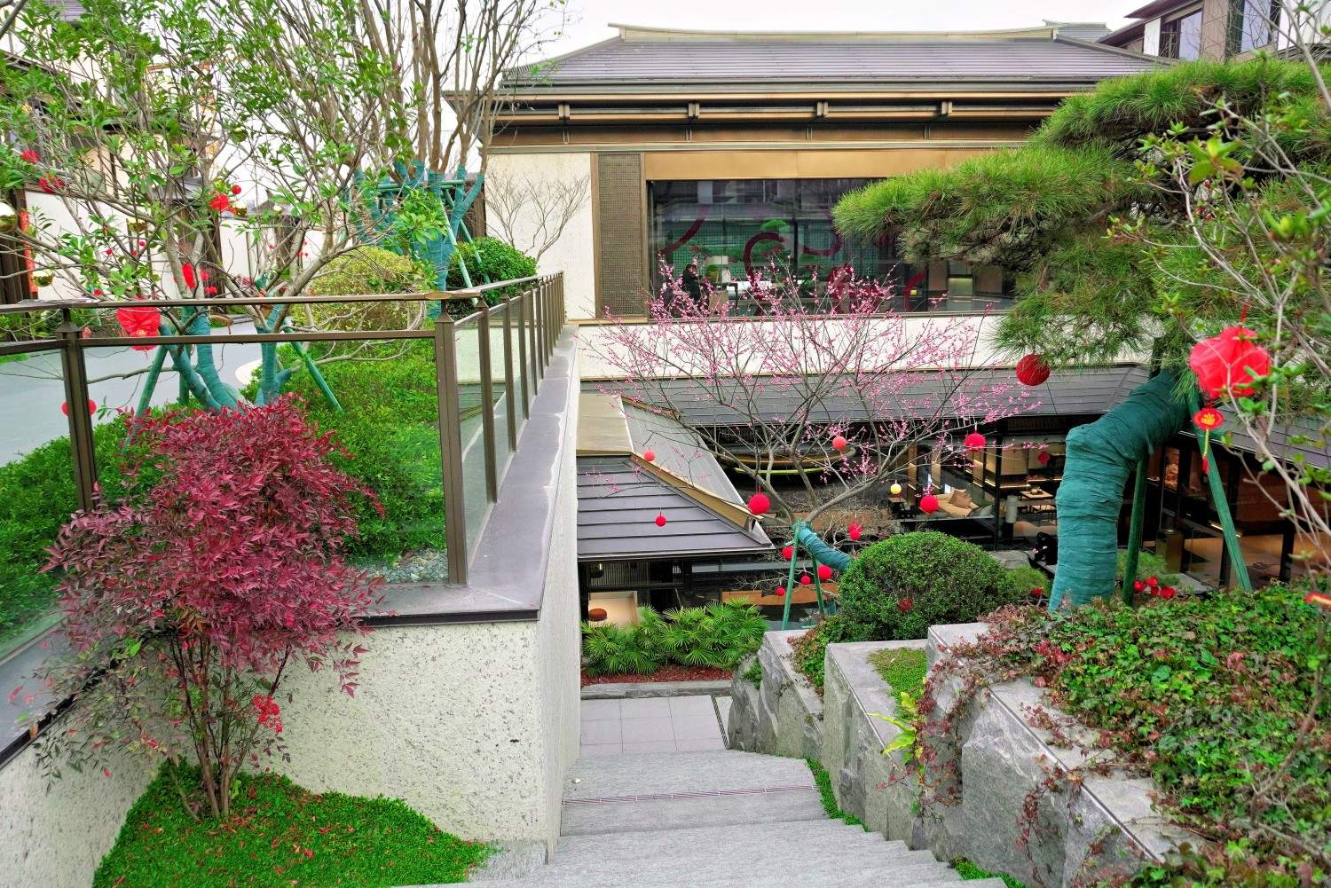 路桥螺洋街道十里丹青府 稀缺新中式别墅群，满足多题材取景需求(图9)