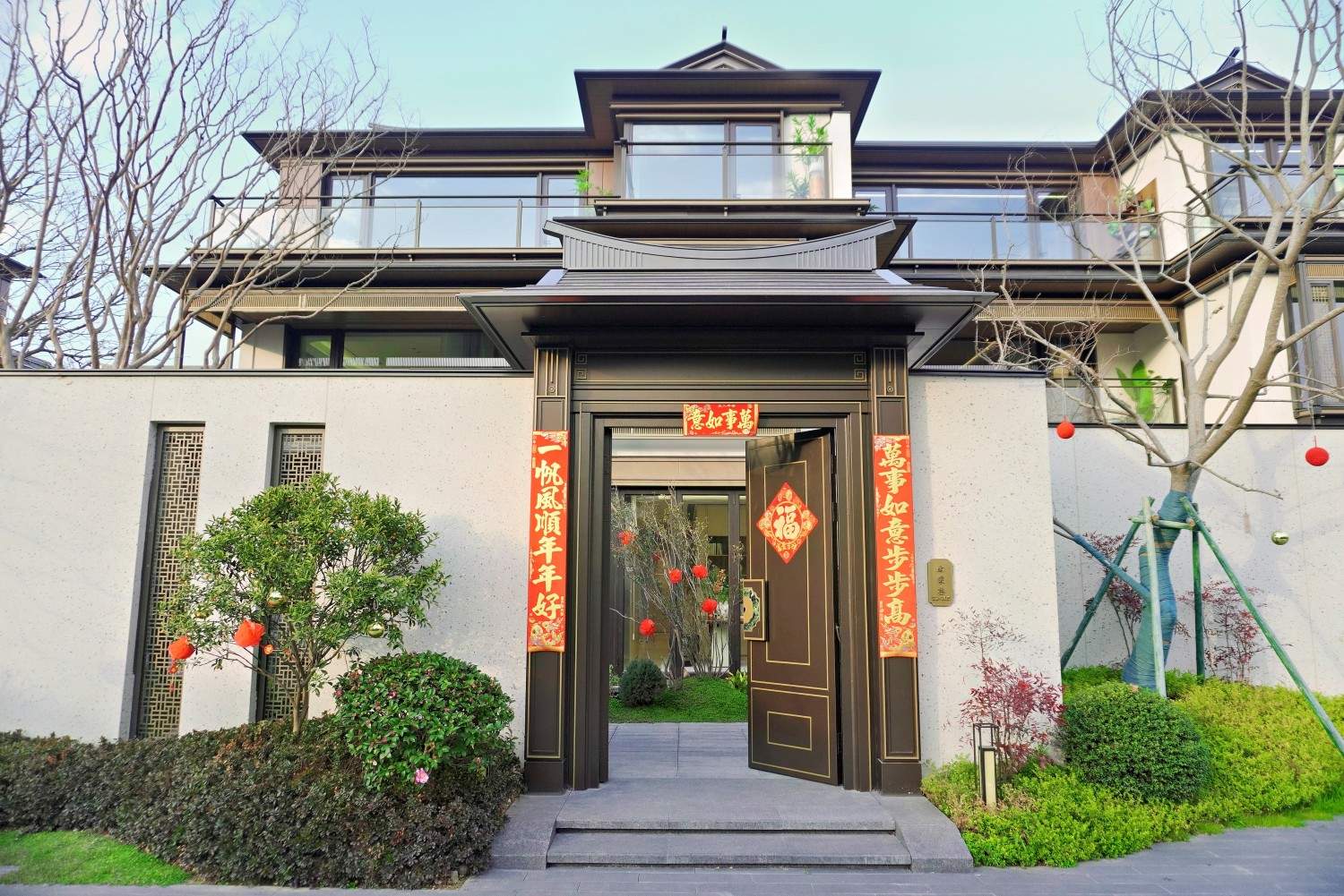 路桥螺洋街道十里丹青府 稀缺新中式别墅群，满足多题材取景需求(图37)