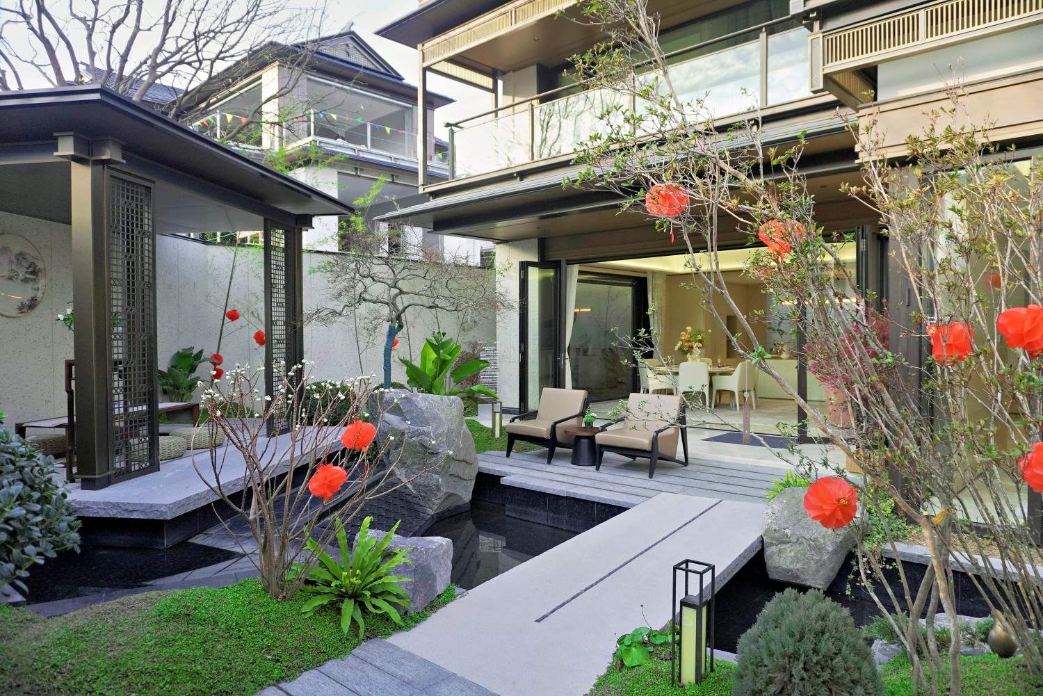 路桥螺洋街道十里丹青府 稀缺新中式别墅群，满足多题材取景需求(图38)