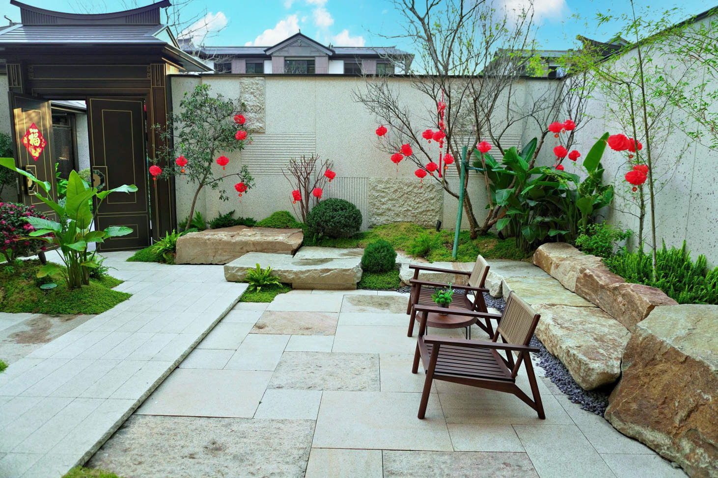 路桥螺洋街道十里丹青府 稀缺新中式别墅群，满足多题材取景需求(图87)