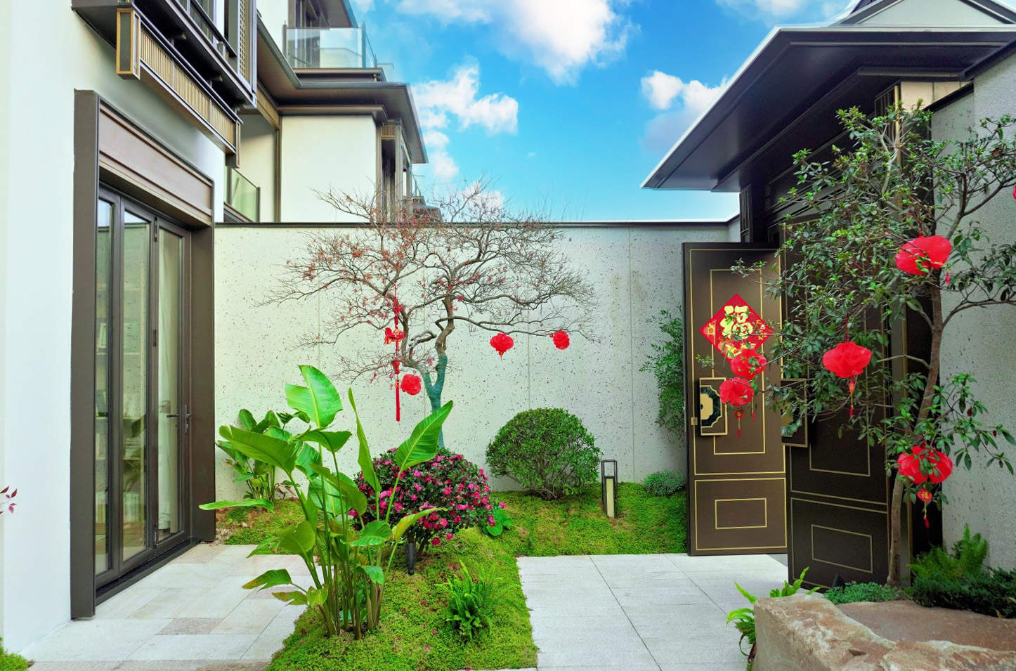 路桥螺洋街道十里丹青府 稀缺新中式别墅群，满足多题材取景需求(图94)