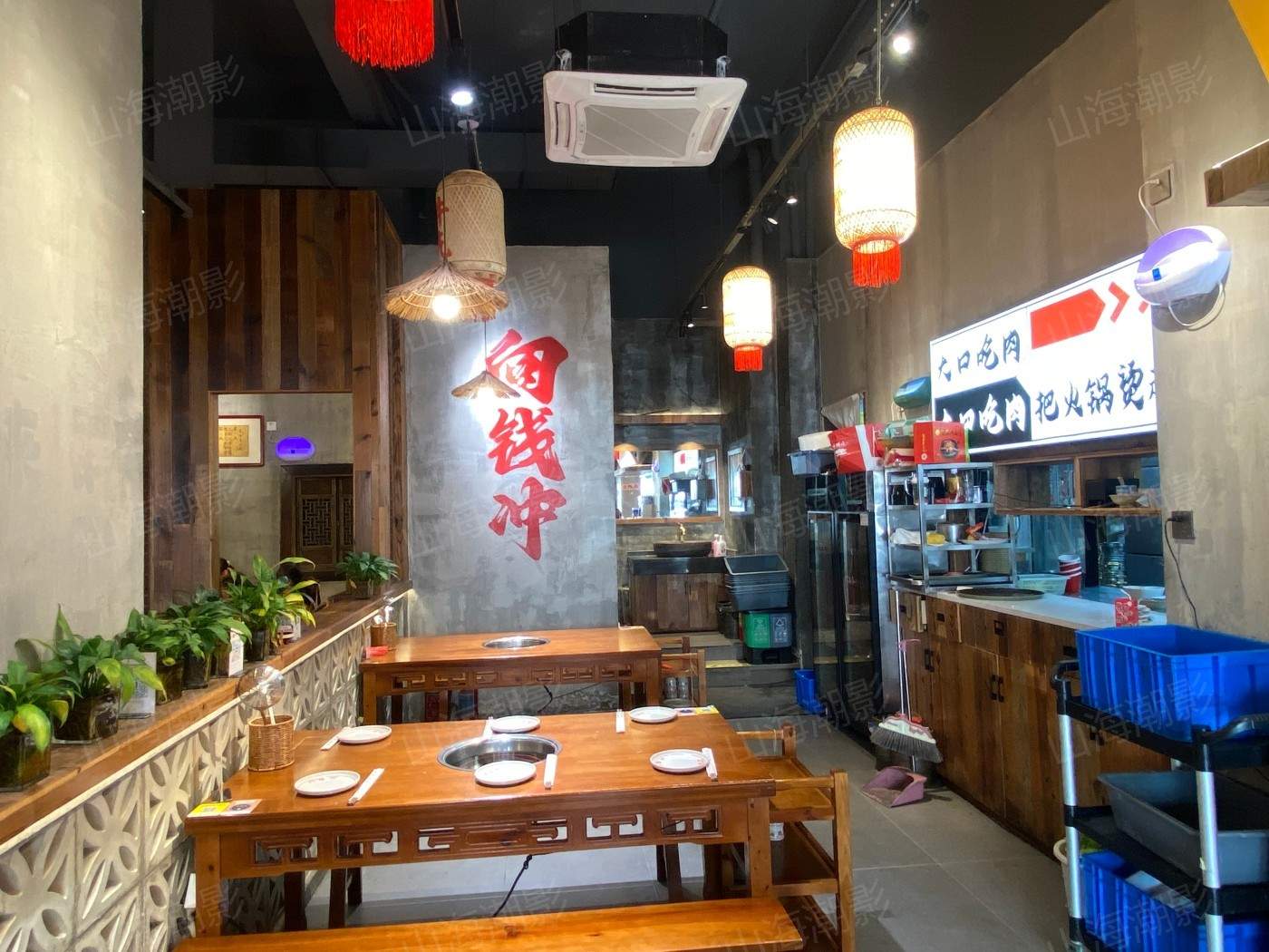明椒江新世纪商城牛鲜生潮汕牛肉火锅 内外双场景，适配都市生活、美食题材等多类型取景需求 餐厅中餐(图10)
